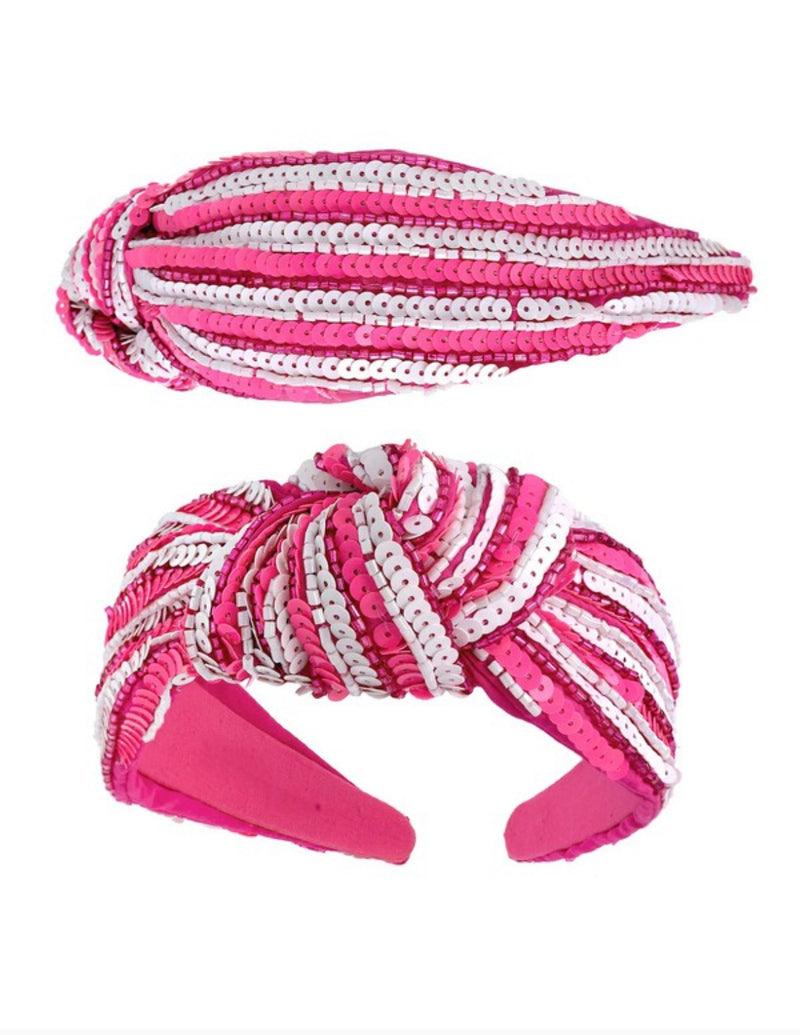 Sequins Knotted Headbands
