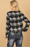 Black and White Tweed Jacket