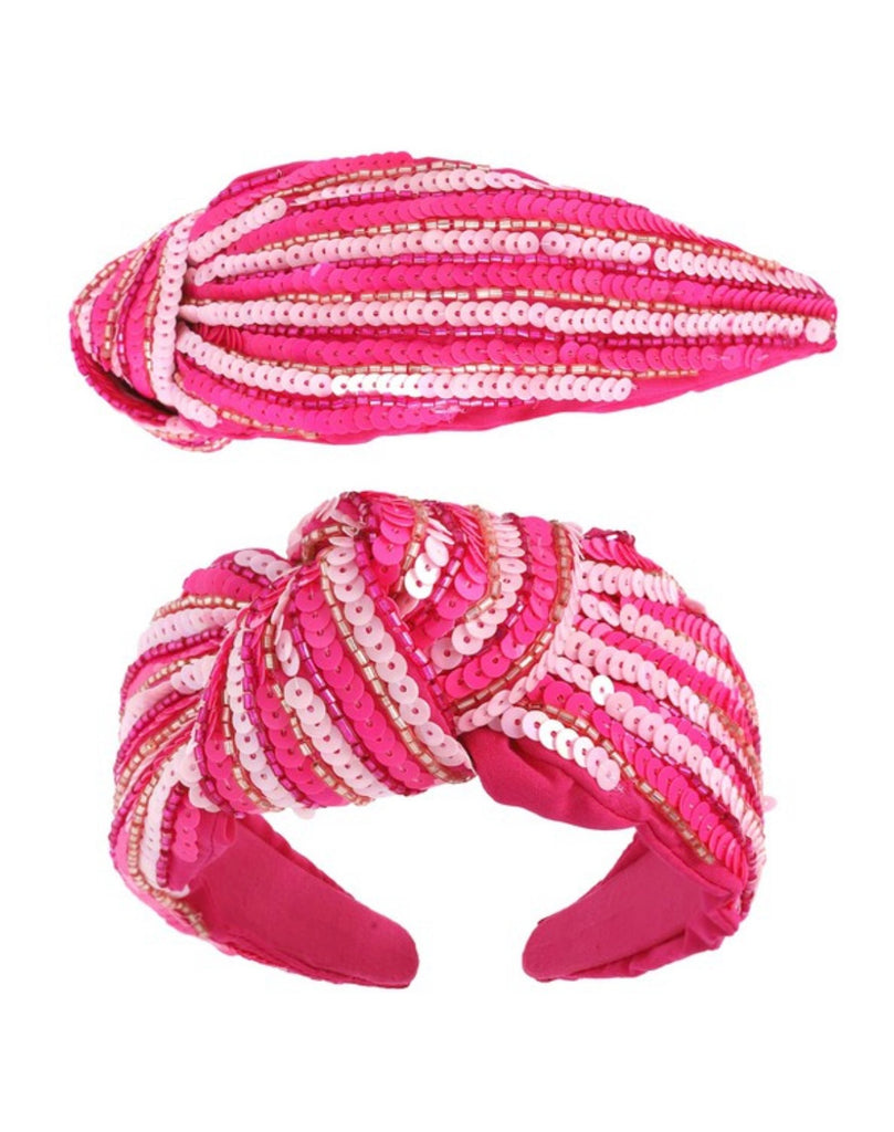 Sequins Knotted Headbands