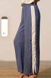 Storm Blue Contrast Pants Set
