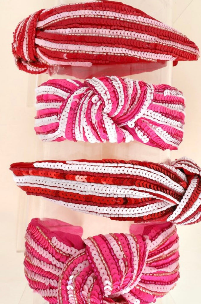 Sequins Knotted Headbands