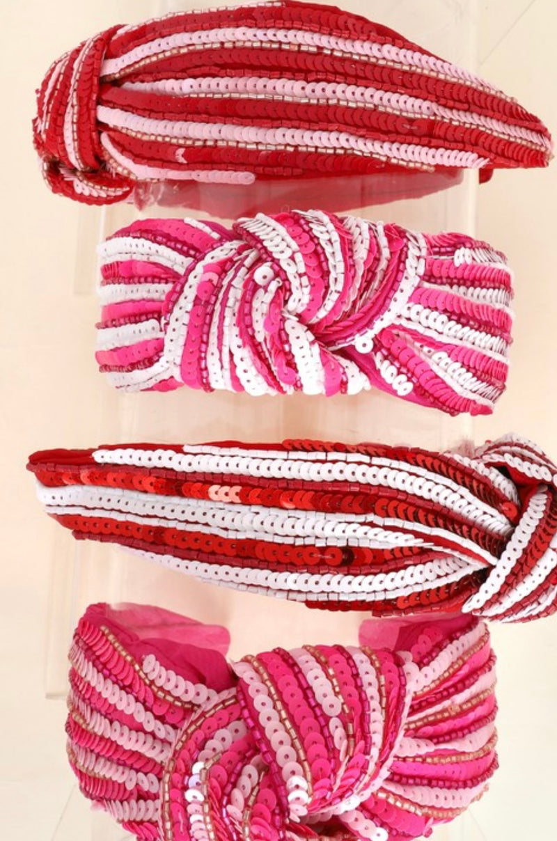 Sequins Knotted Headbands