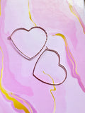 Infinity Heart Hoop Earrings