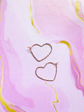 Infinity Heart Hoop Earrings