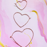 Infinity Heart Hoop Earrings