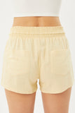 Linen Drawstring Nautical Shorts