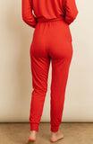 Super Soft Red pj Lounger Set