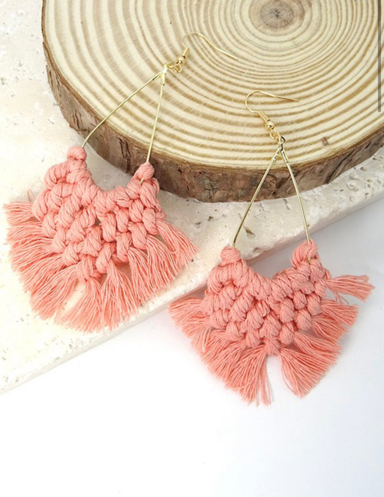 Extraordinary Boho Woven Earrings