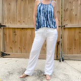 White Linen Pants