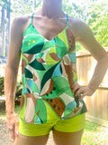 Abstract Leaves Cami Top