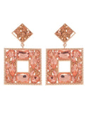 Stone Squared Earrings