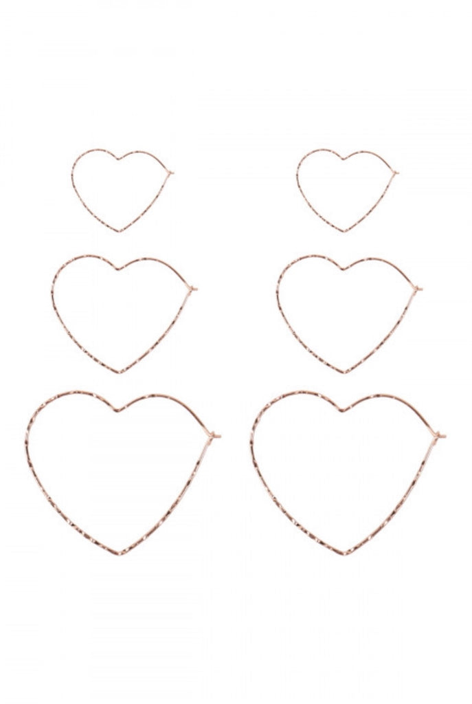 Infinity Heart Hoop Earrings