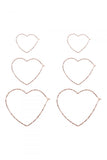 Infinity Heart Hoop Earrings