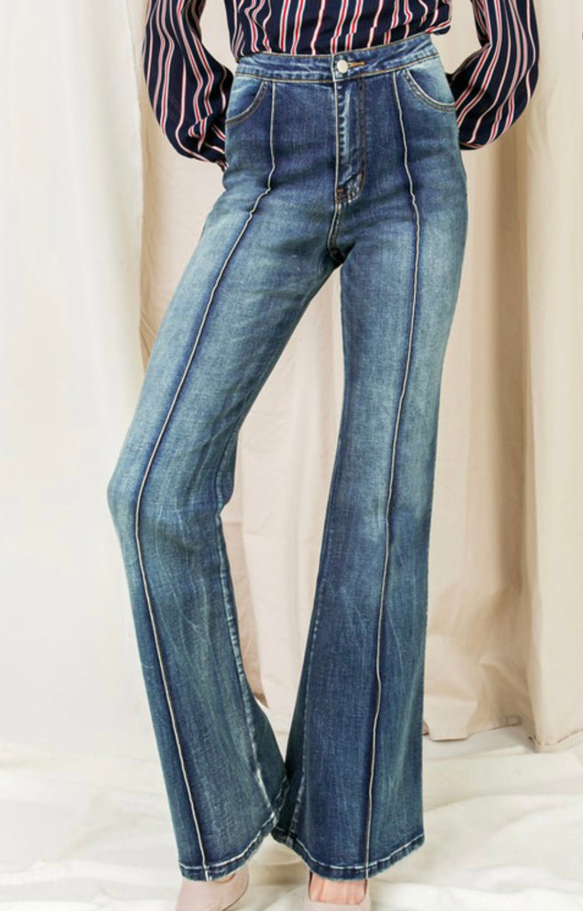 Vintage Blue Bell Bottom Jeans