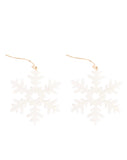 Snowflake Hanging Earrings