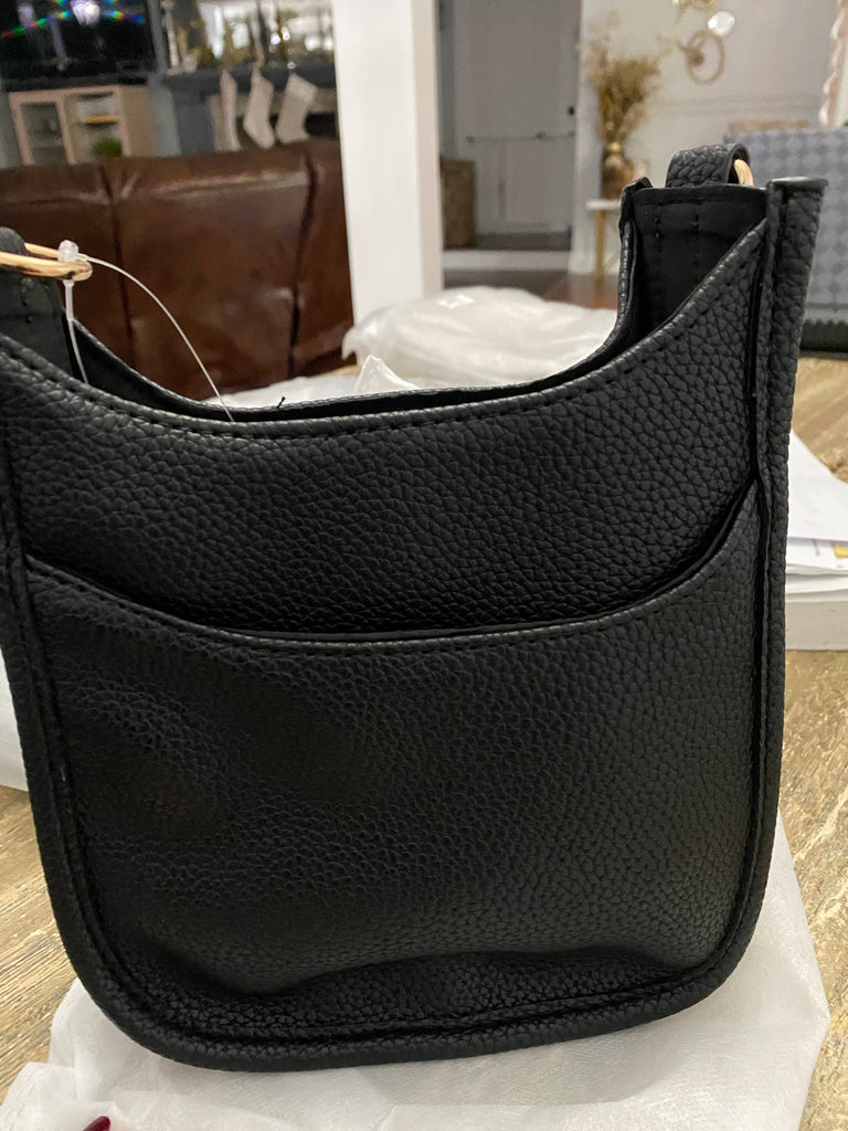 Vegan Leather Small Crossbody Handbag
