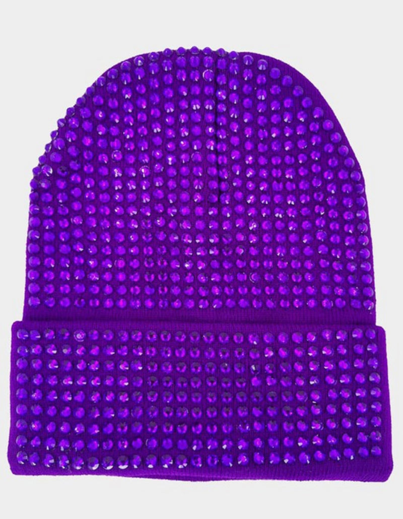 Rhinestone Beanie Hats