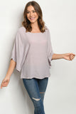 Lavender Crape Top