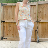 White Linen Pants