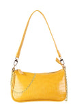 Leather Textured Convertible Handbag