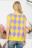 Diamond Checkered Vest