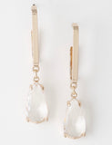 Crystal Teardrop Dangle Earrings