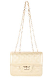 Quilted Mini Gold Chain Handbag