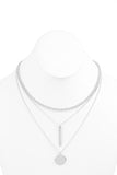 Silver Three Tiered Necklace