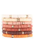 Multi Line Ring Beaded Bracelets