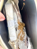 Leather Textured Convertible Handbag