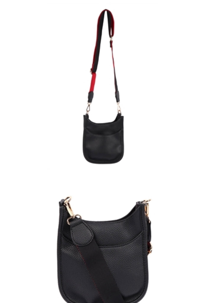 Vegan Leather Small Crossbody Handbag