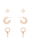 Assorted Sun Minimalist Earrings