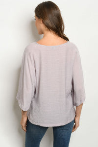 Lavender Crape Top
