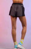 Wide Smock Band Athletic Shorts