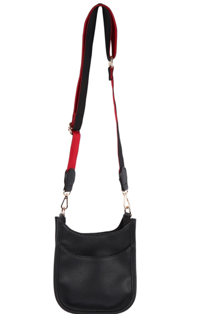 Vegan Leather Small Crossbody Handbag