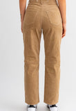 Tan High Waist Twill Pants