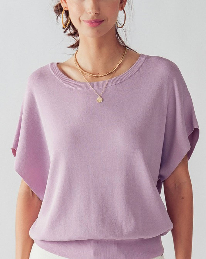 Pinkish Purple Tunic Top