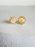 Freshwater Pearl Gold Wired Earrings