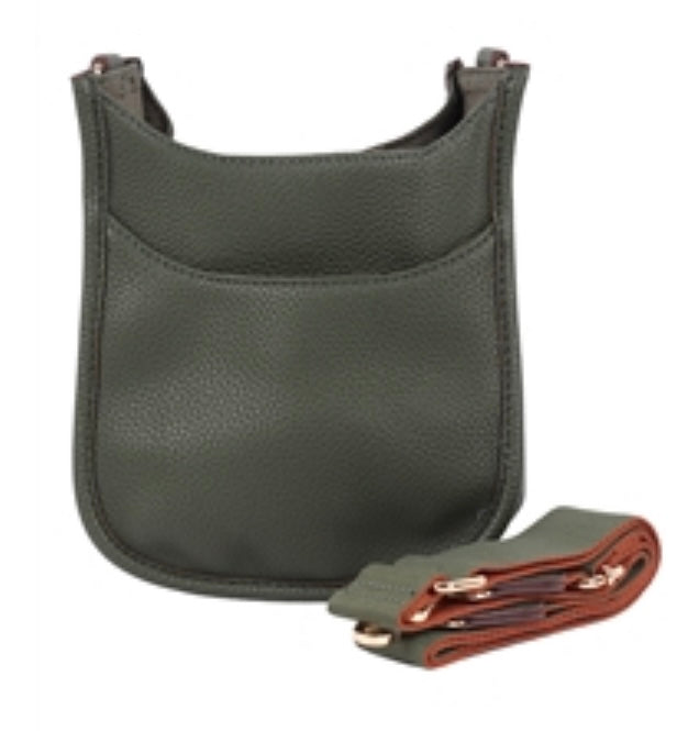 Vegan Leather Small Crossbody Handbag