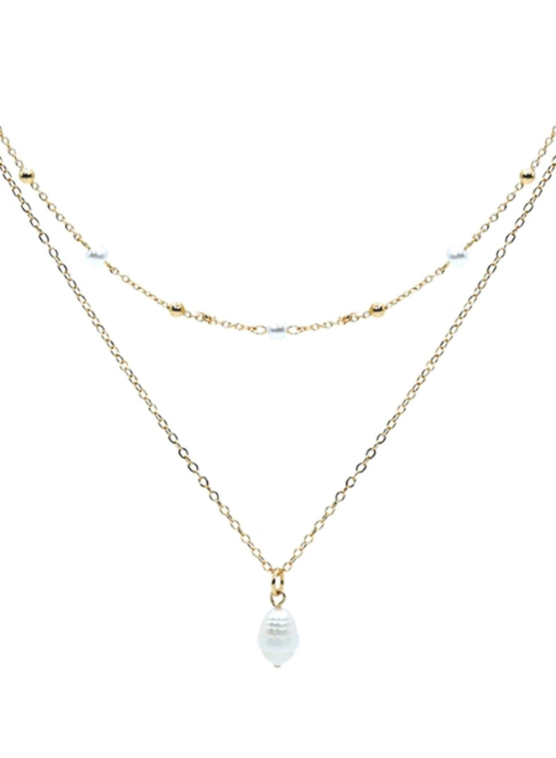 Fresh Water Pearl Layered Necklace