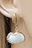 Double Seashell Earrings