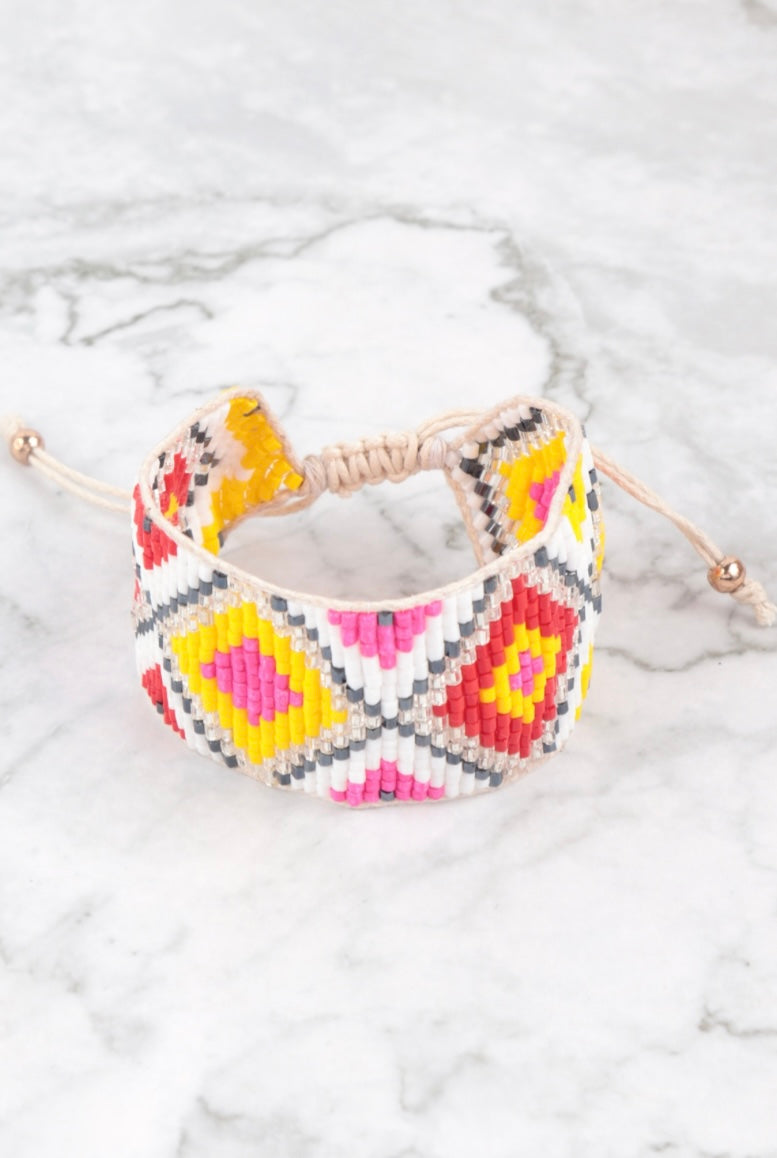 Seed Bead Pull Tie Bracelets