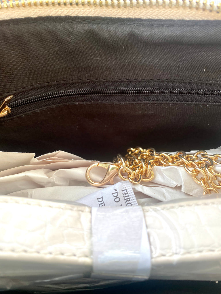 Leather Textured Convertible Handbag