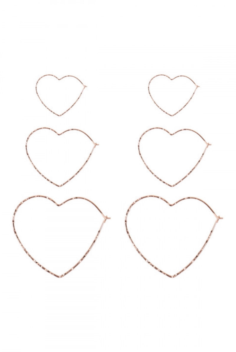 Infinity Heart Hoop Earrings