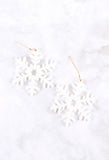 Snowflake Hanging Earrings