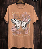 Dreamer Mineral Washed Graphic Top