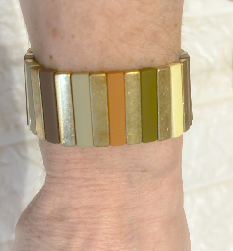 Block Stretch Bracelets