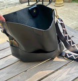 Pocket Tote Vegan Leather Handbag
