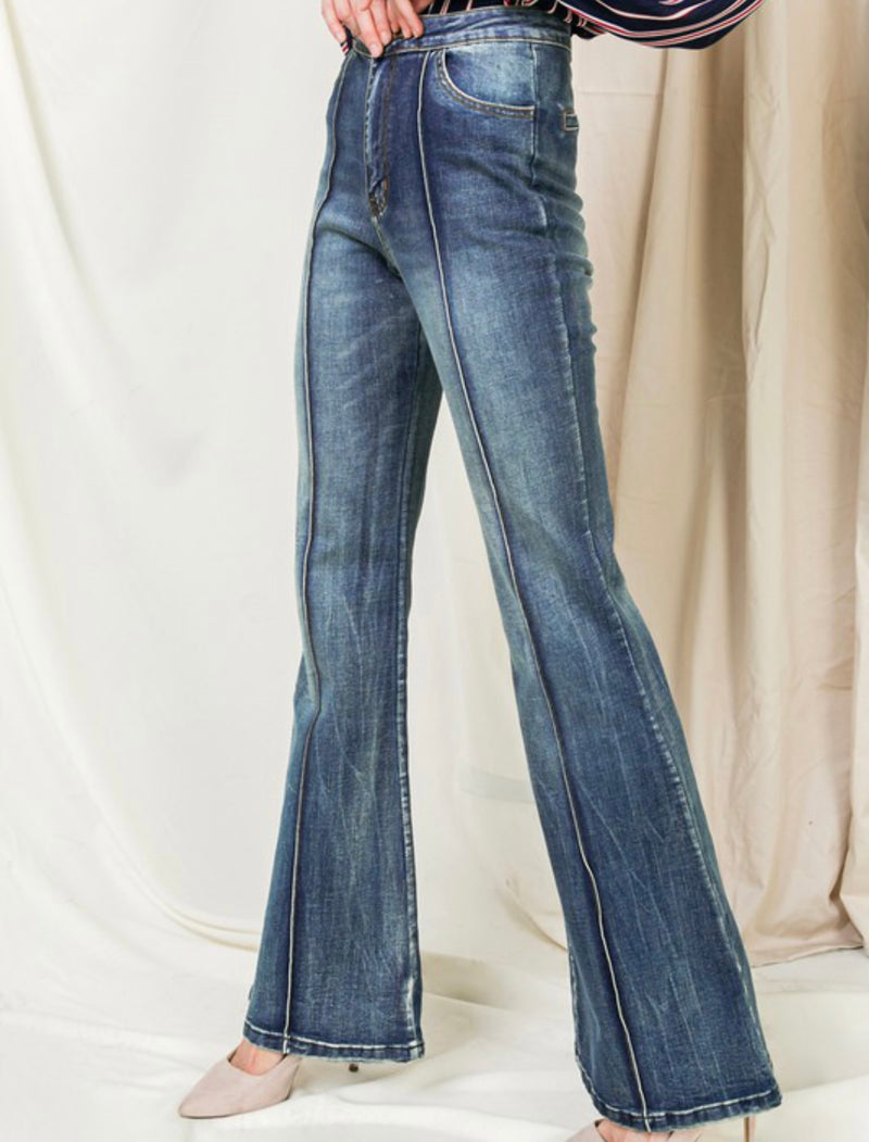 Vintage Blue Bell Bottom Jeans