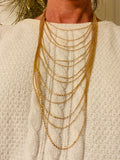 Long Layers of Gold Necklace